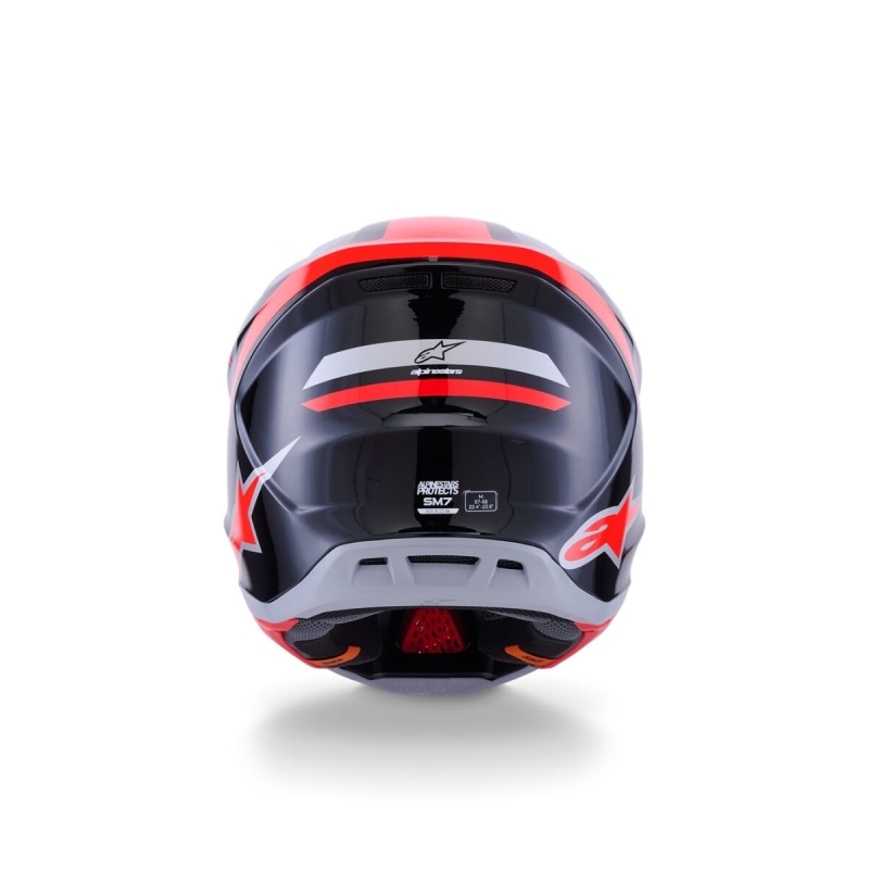 CASQUE ALPINESTARS S-M7 RISE ROUGE