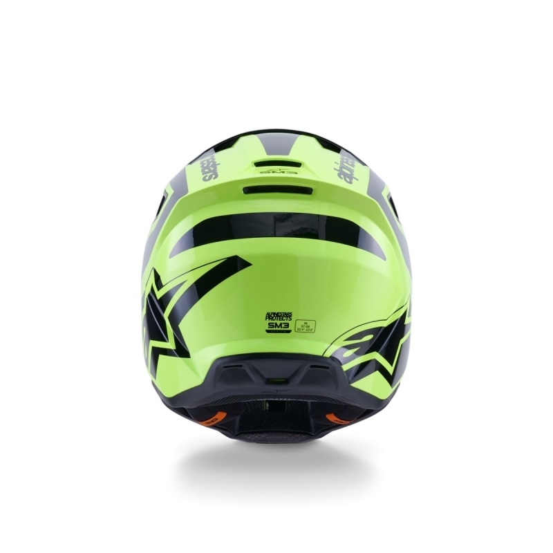 CASQUE ALPINESTARS SM3 HEAT JAUNE