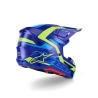CASQUE ALPINESTARS S-M7 DEED BLEU