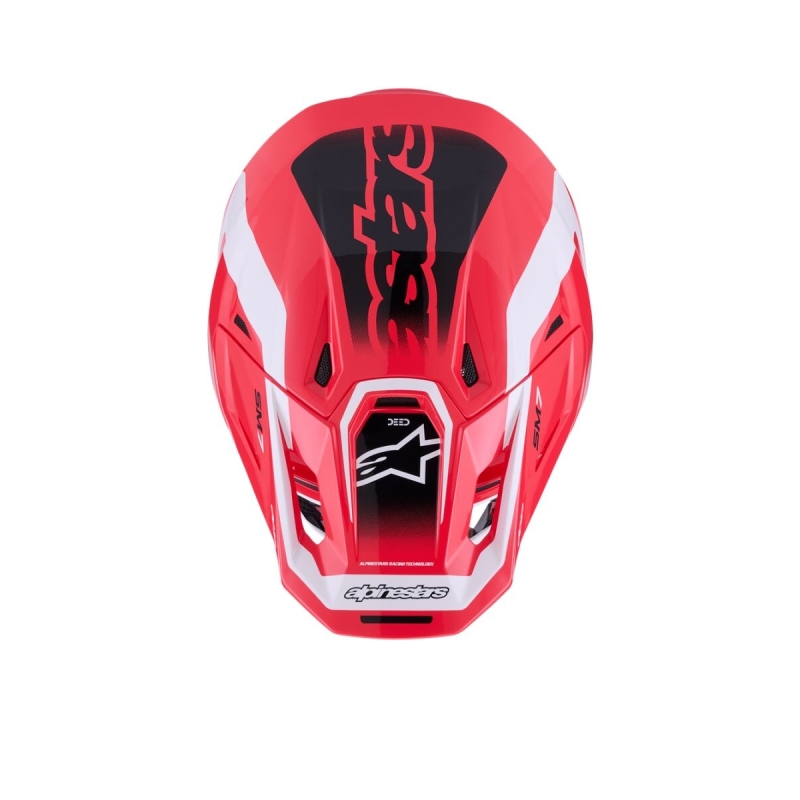 CASQUE ALPINESTARS S-M7 DEED NOIR/BLANC