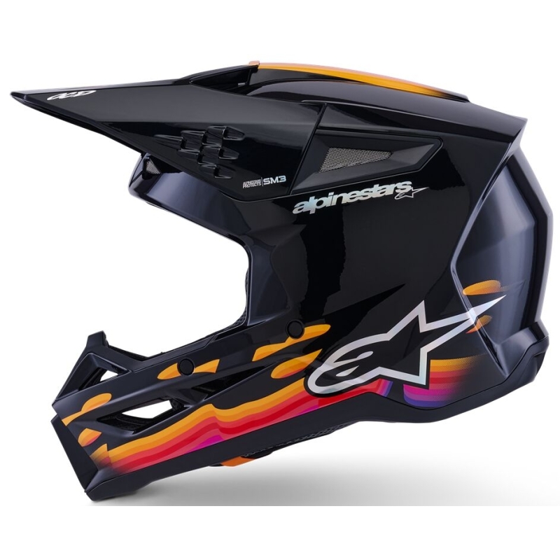 CASQUE ALPINESTARS SM3 FORCE NOIR BRILLANT