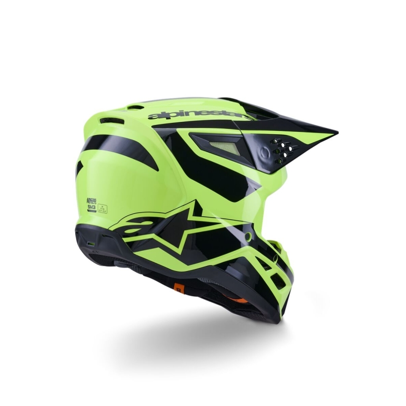 CASQUE ALPINESTARS SM3 HEAT JAUNE