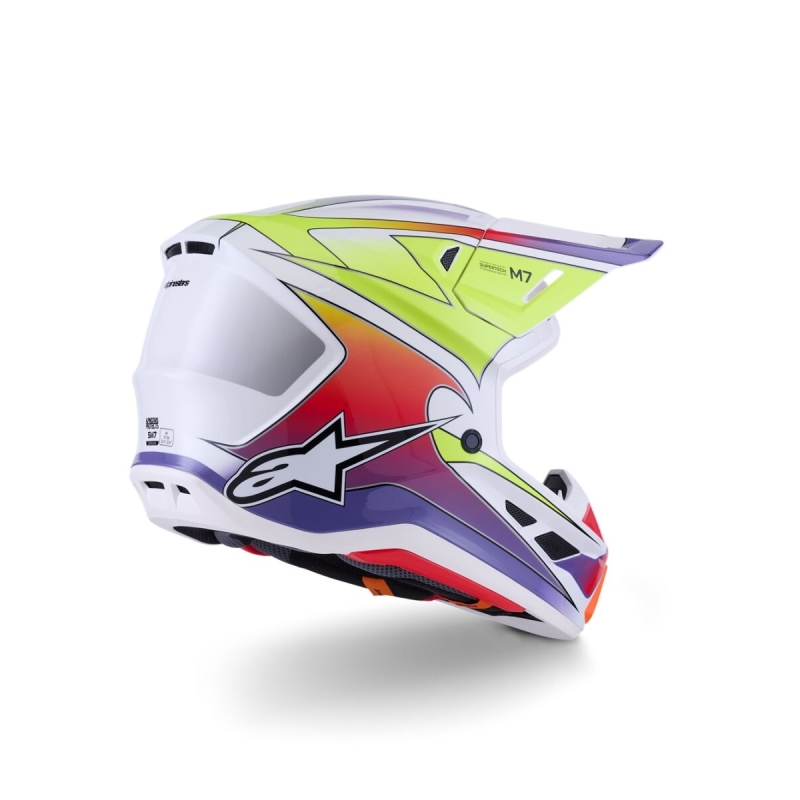 CASQUE ALPINESTARS S-M7 FUSE BLANC
