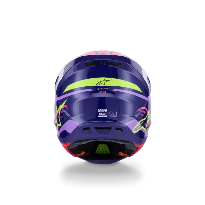 CASQUE ALPINESTARS S-M7 DEED VIOLET