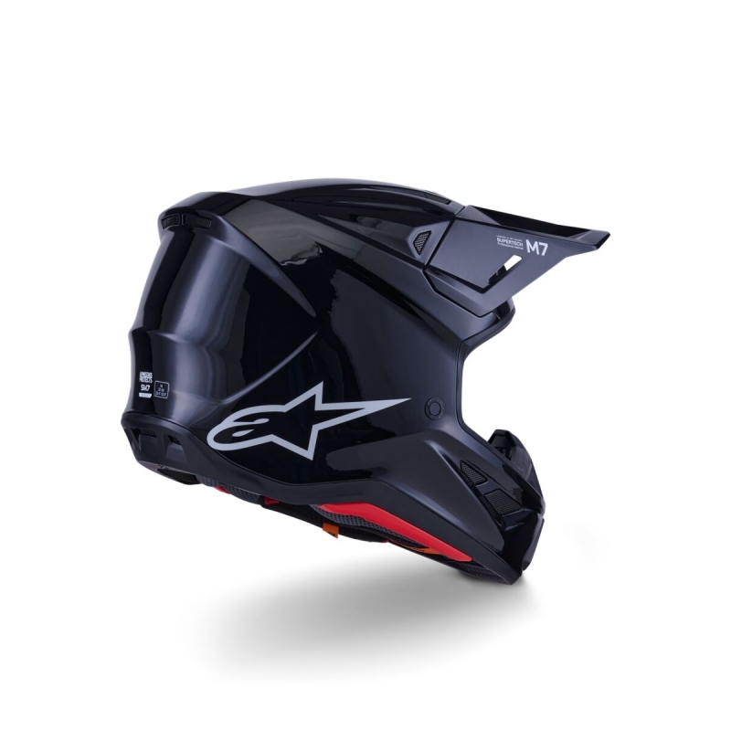 CASQUE ALPINESTARS S-M7 SM7 NOIR BRILLANT