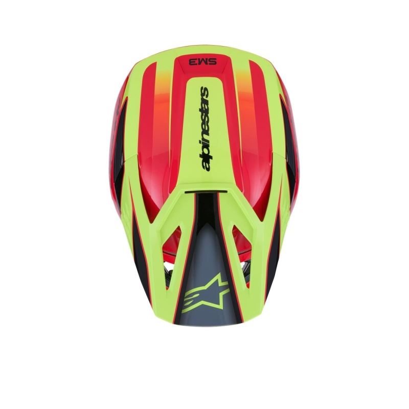 CASQUE ALPINESTARS SM3 FRAY ROUGE