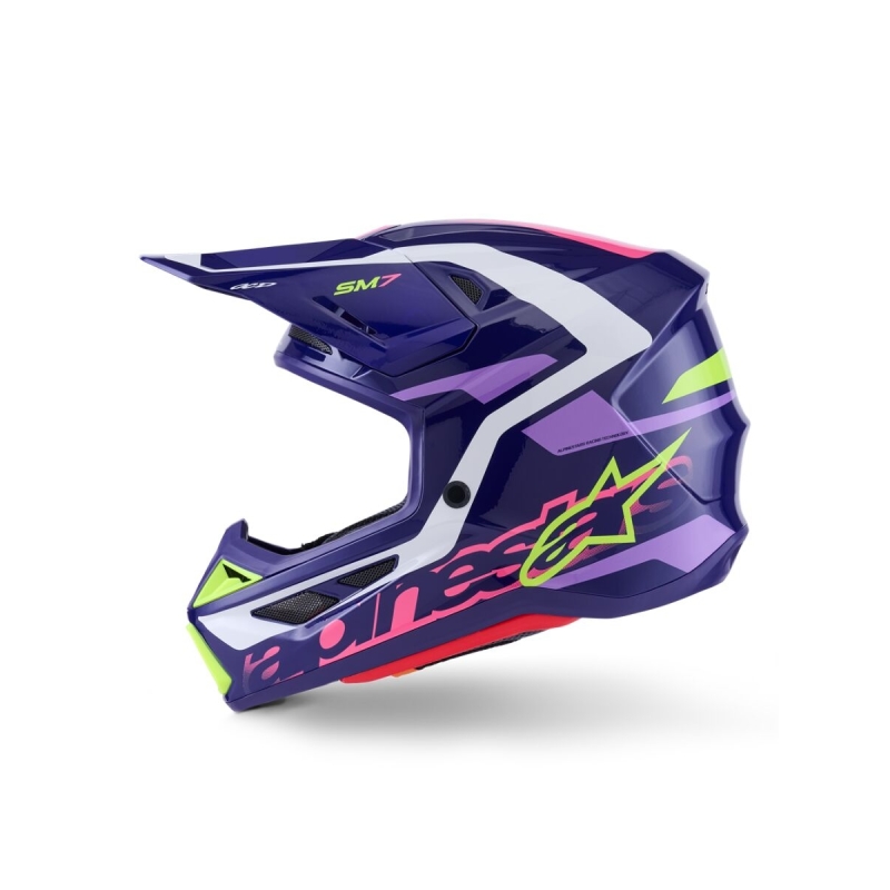 CASQUE ALPINESTARS S-M7 DEED VIOLET
