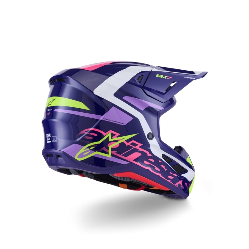 CASQUE ALPINESTARS S-M7 DEED VIOLET