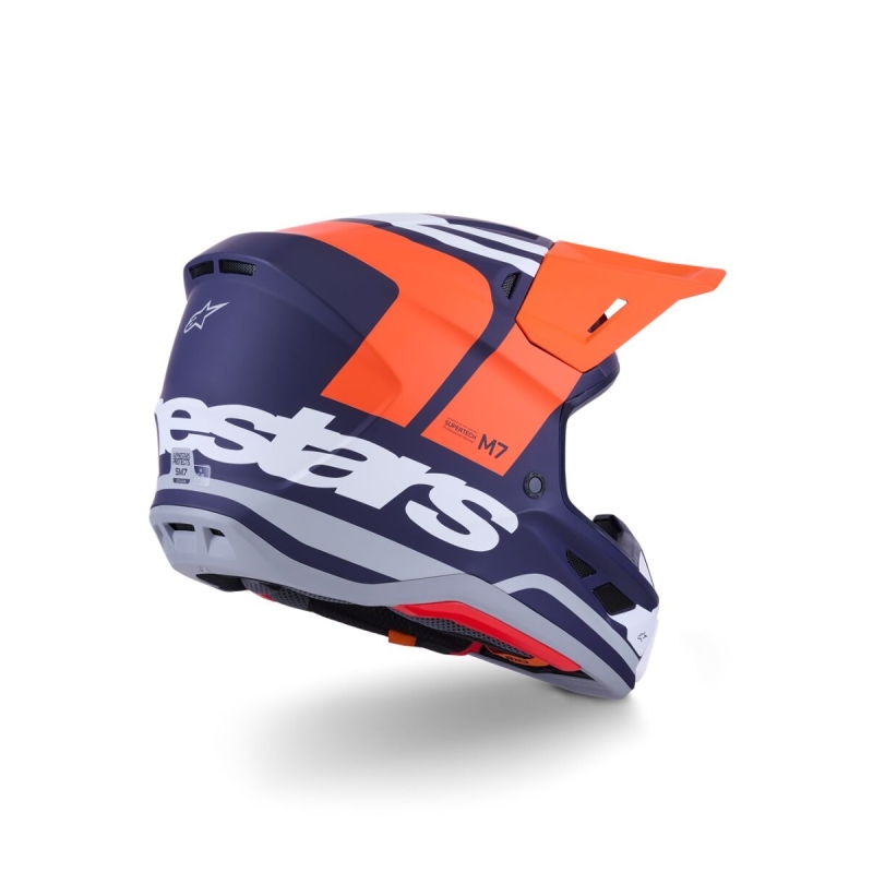 CASQUE ALPINESTARS S-M7 CORE ORANGE