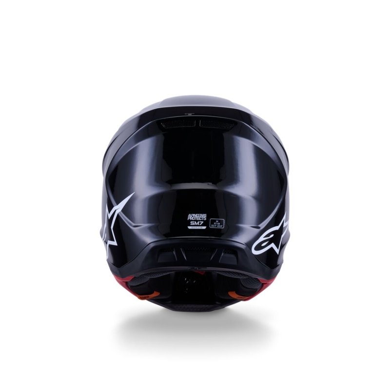 CASQUE ALPINESTARS S-M7 SM7 NOIR BRILLANT