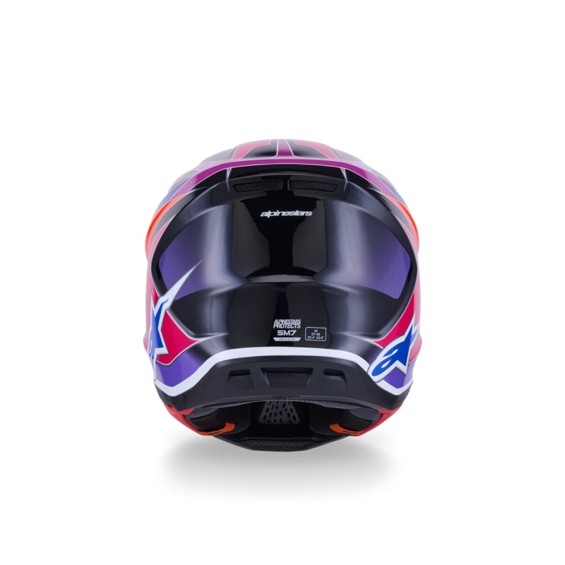 CASQUE ALPINESTARS S-M7 FUSE ROSE