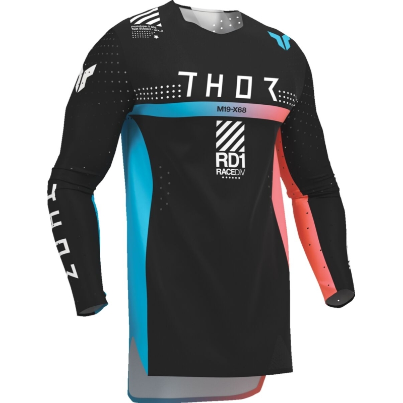 MAILLOT MOTOCROSS ENFANT THOR SPORTMODE SYNTH NOIR