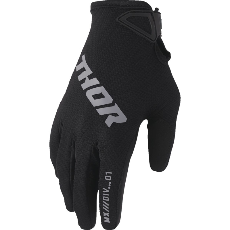 GANTS MOTOCROSS ENFANT THOR RIDEMODE STATIC NOIR