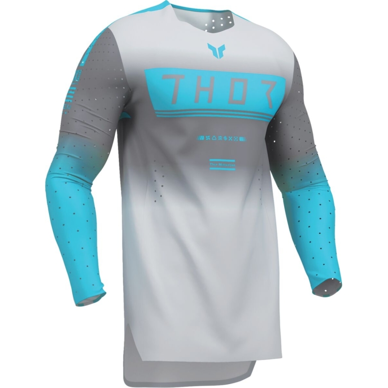 MAILLOT THOR SPORTMODE GEO GRIS FONCÉ