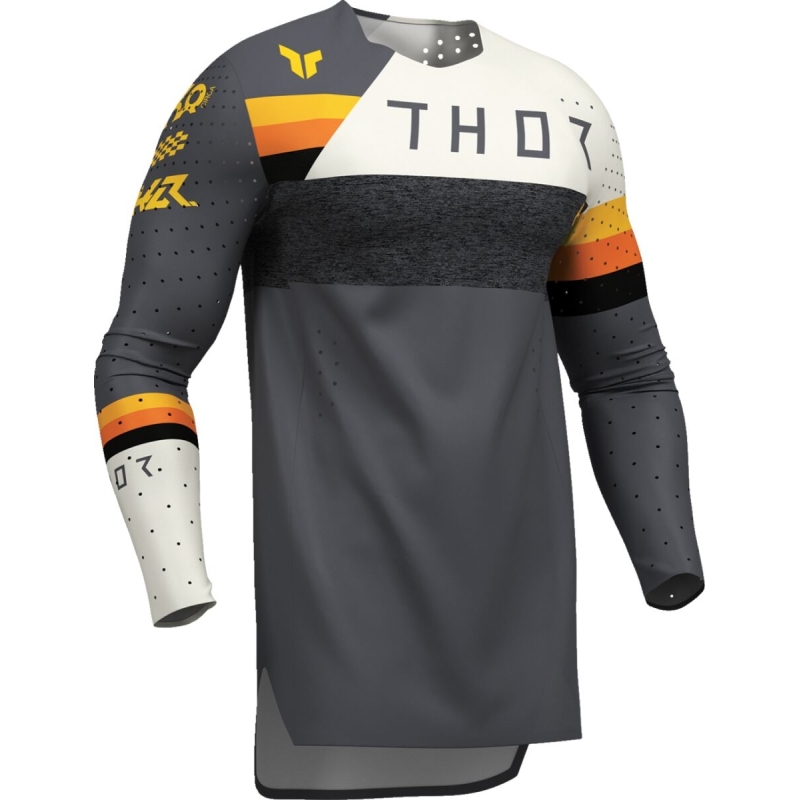 MAILLOT MOTOCROSS THOR SPORTMODE LEAGUE GRIS FONCÉ