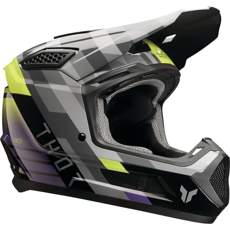 CASQUE MOTOCROSS THOR FLEET CAMBER VIOLET