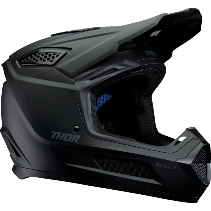 CASQUE CROSS THOR FLEET BLACKOUT NOIR MAT