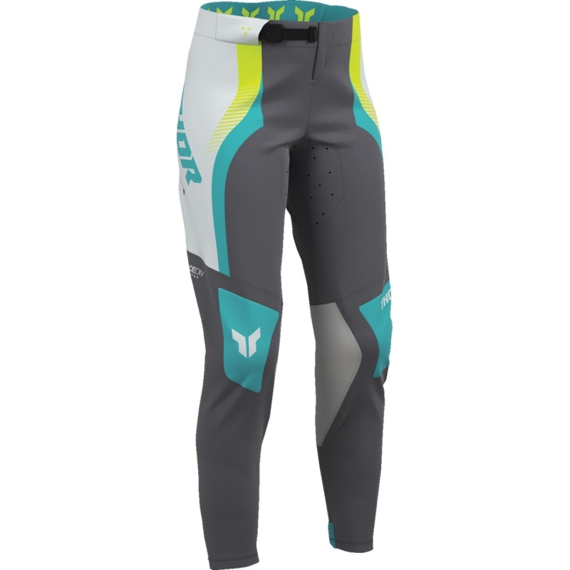 PANTALON MOTOCROSS FEMME THOR SPORTMODE VELOCITY BLEU