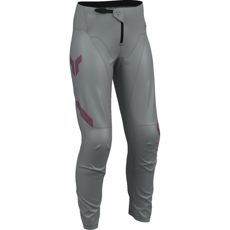 PANTALON MOTOCROSS FEMME THOR RIDEMODE MENACE GRIS FONCÉ