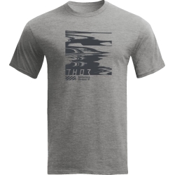 T-SHIRT MOTOCROSS THOR STATIC GRIS FONCÉ