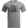 T-SHIRT MOTOCROSS THOR STATIC GRIS FONCÉ