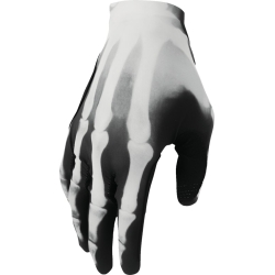 GANTS MOTOCROSS THOR SPORTMODE SKELETON HAND X-RAY NOIR/BLANC