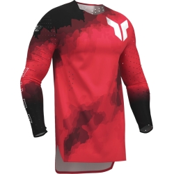 MAILLOT CROSS THOR SPORTMODE CARBON ROUGE