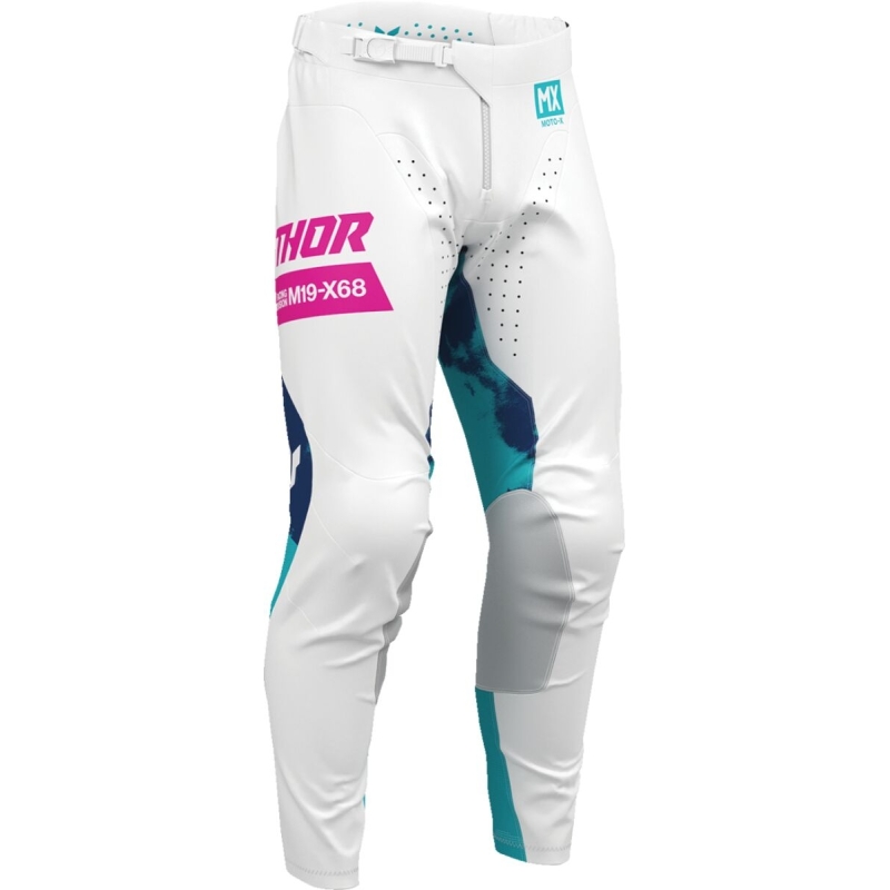 PANTALON MOTOCROSS THOR LAUNCHMODE BLEACH BLEU