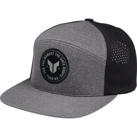 CASQUETTE THOR BADGE GRIS/NOIR