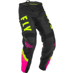 PANTALON FLY F-16 2020 NEON ROSE/NOIR/JAUNE FLUO Pantalon moto cross