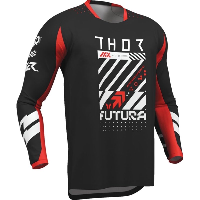MAILLOT CROSS THOR LAUNCHMODE FUTURA ROUGE