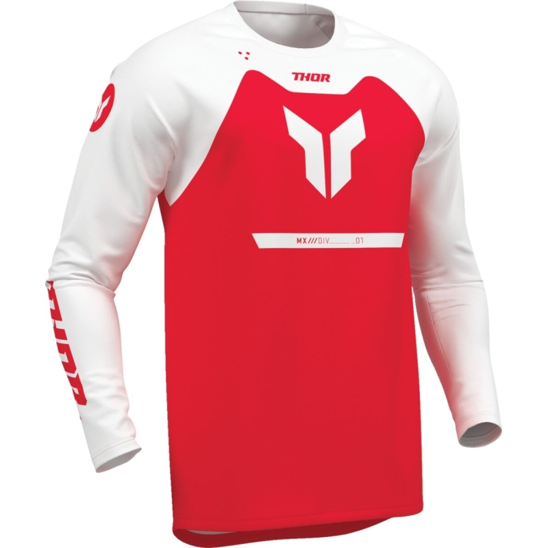 MAILLOT MOTOCROSS THOR RIDEMODE MENACE ROUGE
