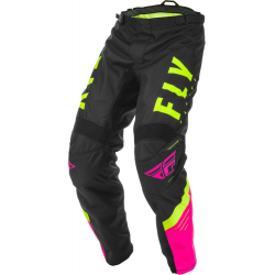 PANTALON FLY F-16 2020 NEON ROSE/NOIR/JAUNE FLUO Pantalon moto cross