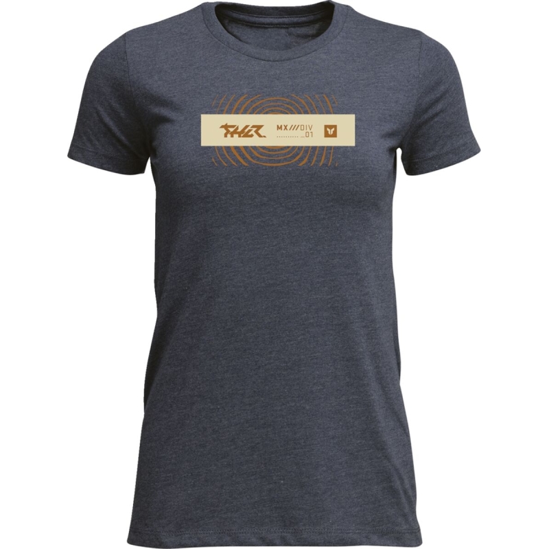 T-SHIRT CROSS FEMME THOR MIND CONTROL BLEU