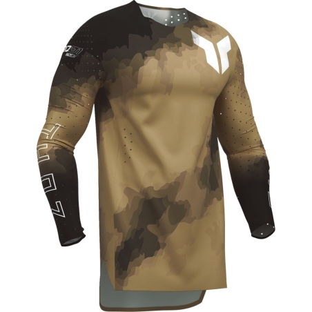 MAILLOT MOTOCROSS THOR SPORTMODE CARBON MARRON