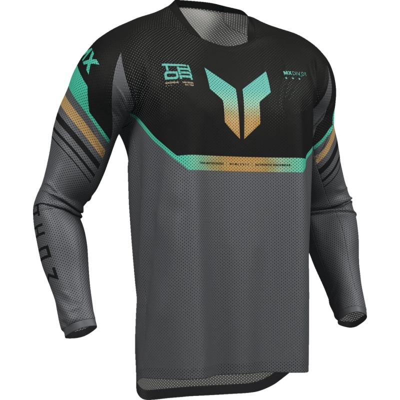 MAILLOT CROSS THOR LAUNCHMODE AIR RAPTOR NOIR
