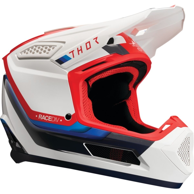 CASQUE THOR FLEET DEFY BLANC/ROUGE