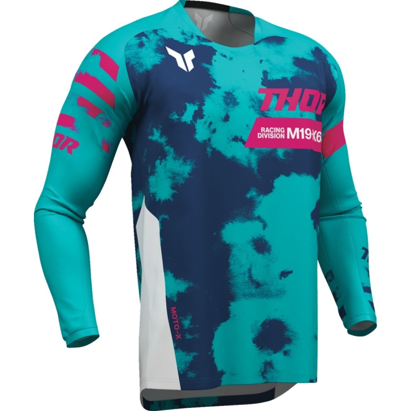 MAILLOT MOTOCROSS THOR LAUNCHMODE BLEACH BLEU