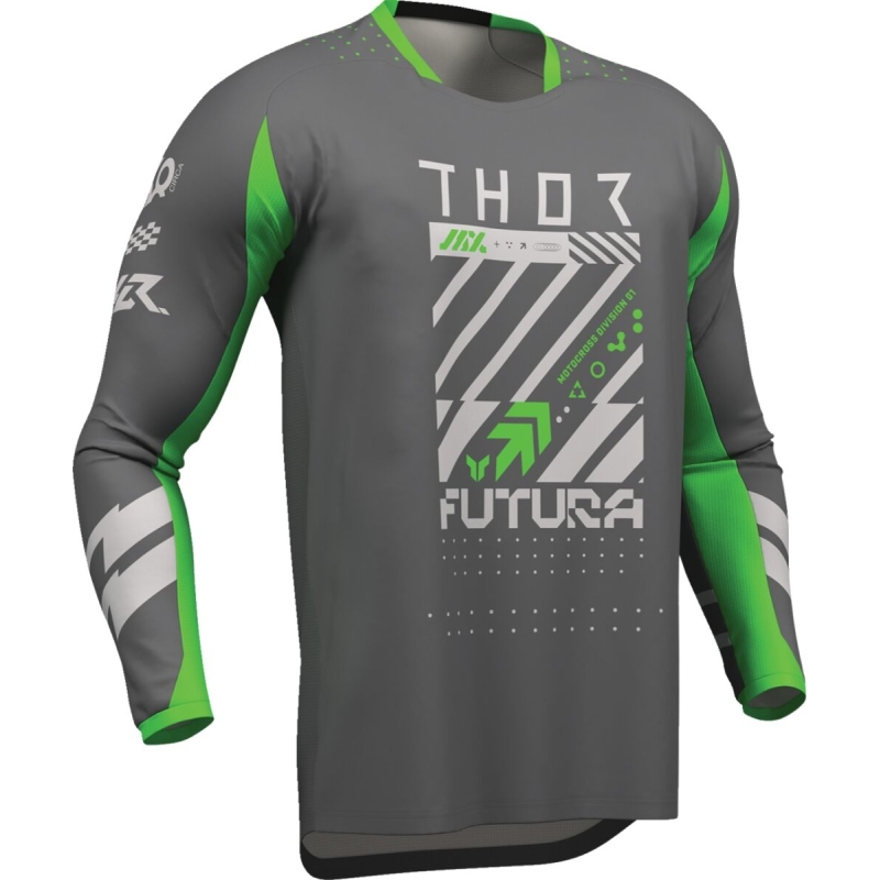 MAILLOT THOR LAUNCHMODE FUTURA GRIS FONCÉ