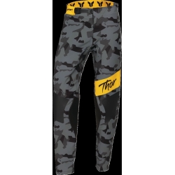 PANTALON MOTOCROSS FEMME THOR SPORT SHADOW NOIR