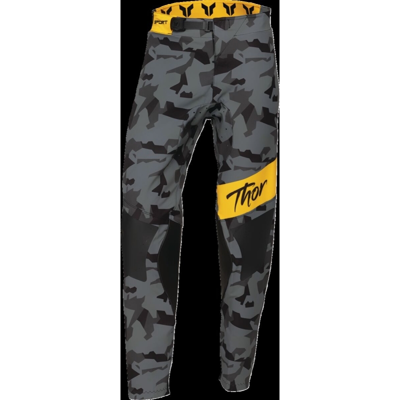PANTALON MOTOCROSS FEMME THOR SPORT SHADOW NOIR