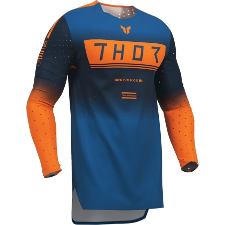 MAILLOT MOTOCROSS THOR SPORTMODE GEO BLEU FONCÉ