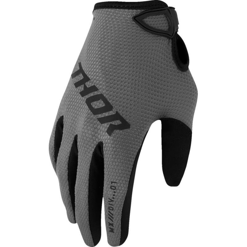 GANTS MOTOCROSS FEMME THOR RIDEMODE STATIC GRIS
