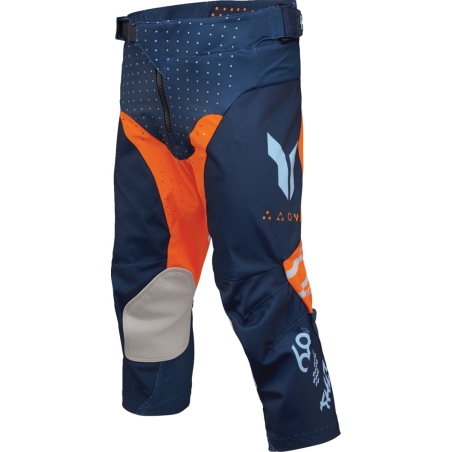 PANTALON MOTOCROSS ENFANT THOR LAUNCHMODE FUTURA BLEU FONCÉ