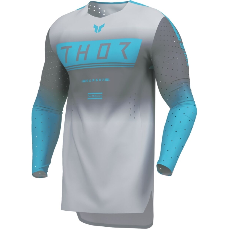 MAILLOT THOR SPORTMODE GEO GRIS FONCÉ