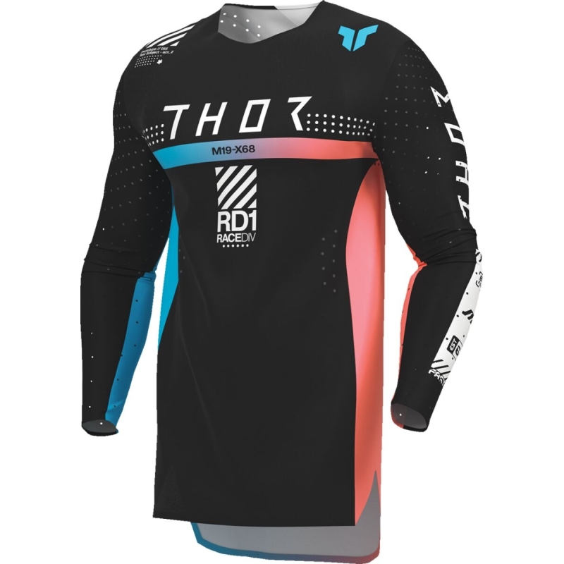 MAILLOT MOTOCROSS ENFANT THOR SPORTMODE SYNTH NOIR