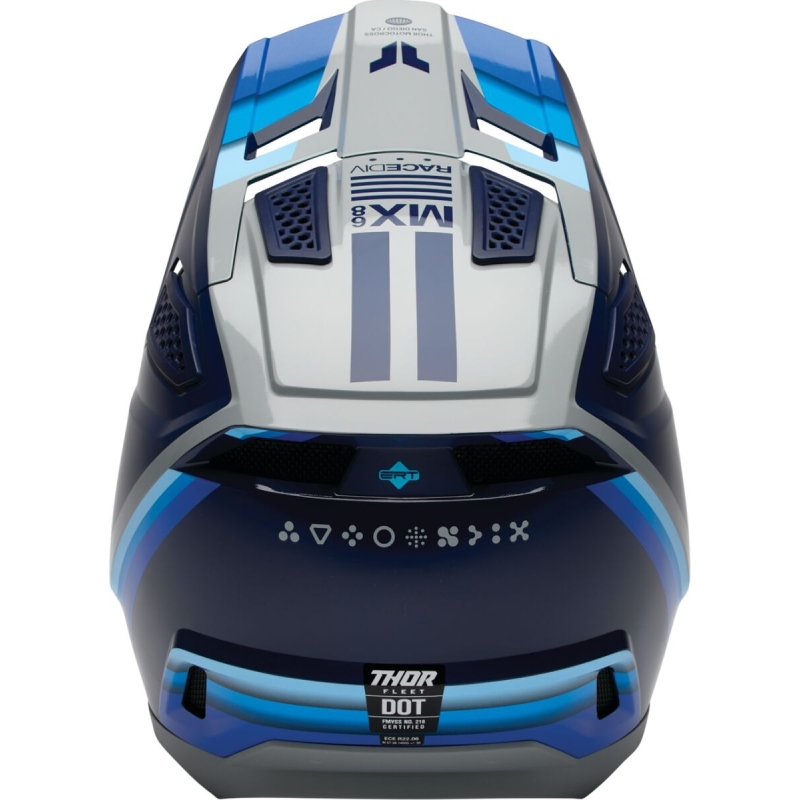 CASQUE CROSS THOR FLEET DEFY BLEU