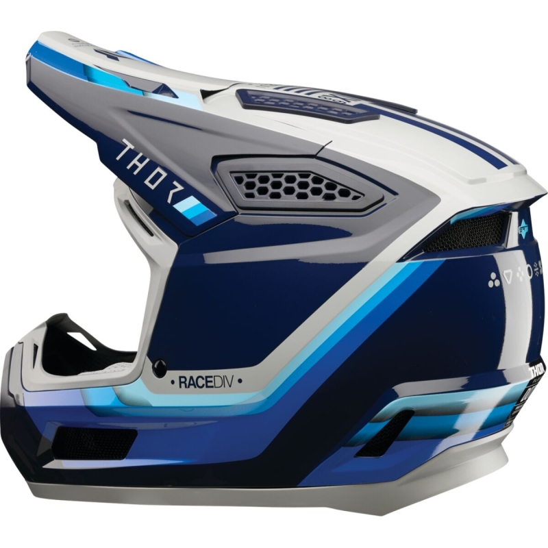 CASQUE CROSS THOR FLEET DEFY BLEU