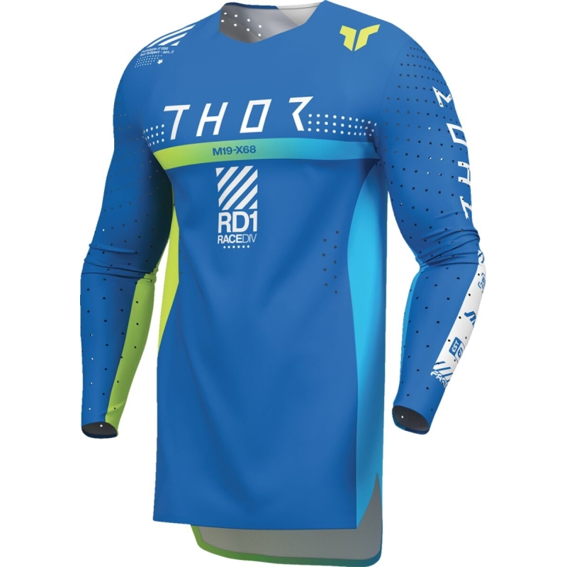 MAILLOT CROSS THOR SPORTMODE SYNTH BLEU
