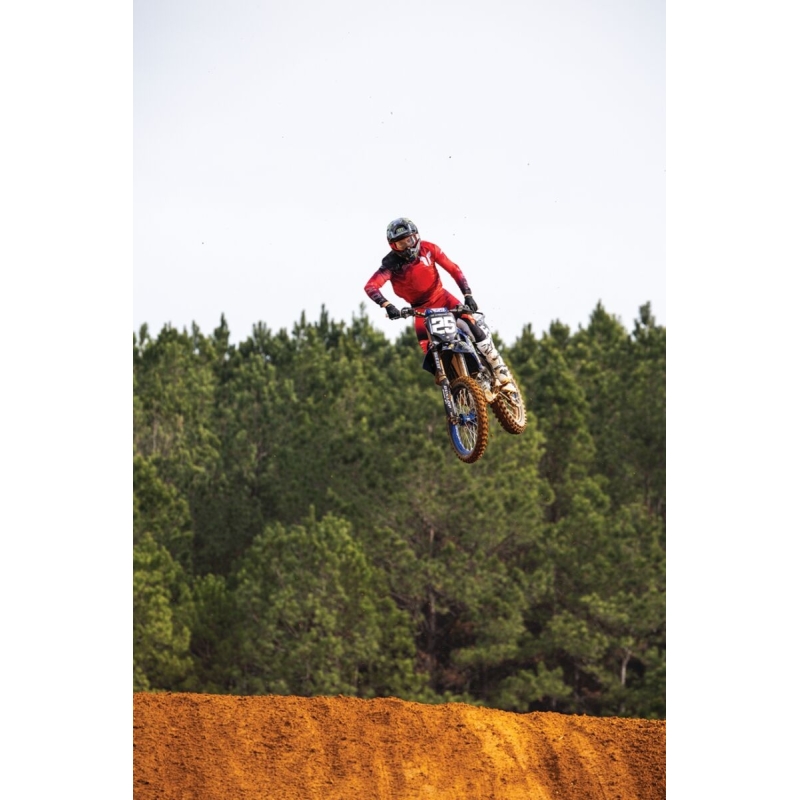 PANTALON CROSS THOR SPORTMODE CARBON ROUGE